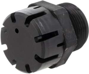 Pressure compensation device; polyamide; black; Thread: