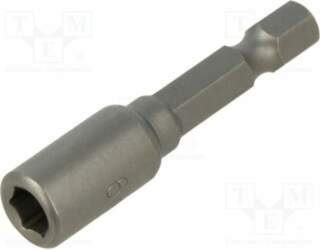 PROLINE Screwdriver bit; 6-angles socket; 6mm