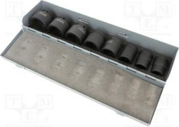 PROLINE Wrench-set; 6-angles,socket spanner,impact