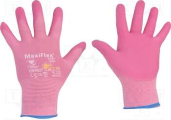 Protective gloves; Size: 6; pink; MaxiFlex®