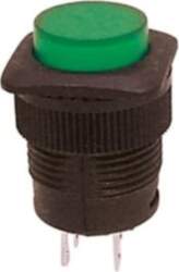 PUSH-BUTTON SWITCH OFF-(ON) WITH GREEN LED