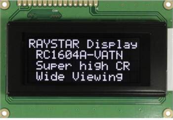 RAYSTAR OPTRONICS Display: LCD; alphanumeric; VA