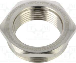 Reduction of threads for glands; M25