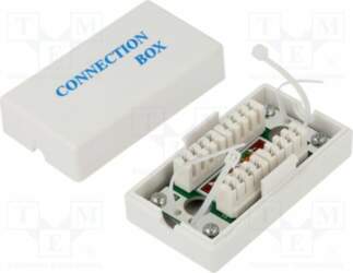 RJ45 module; silver; on cable; IEEE