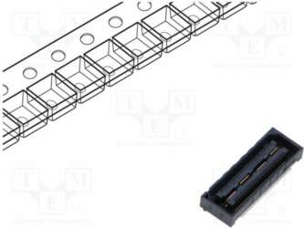SAMTEC Connector: PCB to PCB; socket