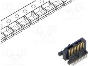 SAMTEC Connector: PCB to PCB; socket