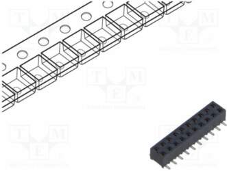 SAMTEC Connector: pin strips; socket; female