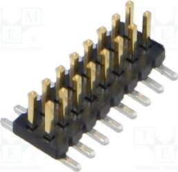 SAMTEC Connector: pin strips; socket; male