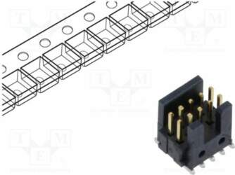 SAMTEC Connector: pin strips; socket; male
