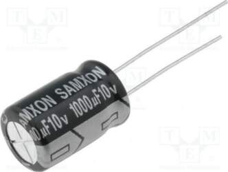 SAMXON Capacitor: electrolytic; low ESR; THT