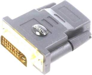 SAVIO Adapter; DVI-D (24+1) plug,HDMI