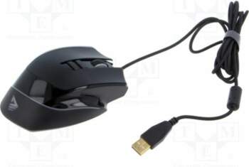 SAVIO Mouse; black,red; USB A