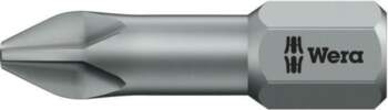 Screwdriver bit; Phillips; PH2; 1/4"; Overall