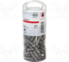 Screwdriver bit; Phillips; PH2; 1/4"; Overall