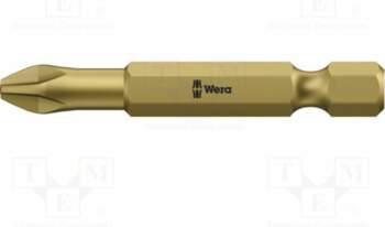 Screwdriver bit; Phillips; PH3; 1/4"; Overall