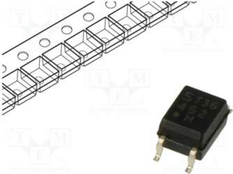 SHARP Optocoupler; SMD; Ch: 1; OUT: