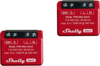 SHELLY 1PM Mini Gen3 2-pack PM
