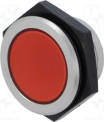 SIGNAL-CONSTRUCT Indicator: LED; flat; red; Ø30mm