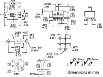 SLIDE SWITCH 2P ON-ON | TS-11