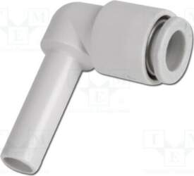 SMC Push-in fitting; angled 90°; -1÷10bar