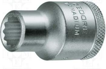 Socket: 12-angles; socket spanner; 12mm; 1/2"