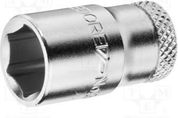 Socket: 6-angles; socket spanner; 3/8"; 1/4&quot