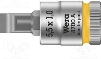 Socket: spanner-bit; 5.5x1mm; 1/4"; Socket