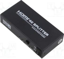 Splitter; HDMI 1.4; black; Input: