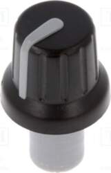 SR PASSIVES Knob; with pointer; ABS