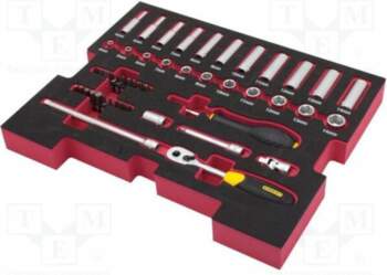 STANLEY Wrench-set; 6-angles,socket spanner; 1/4"
