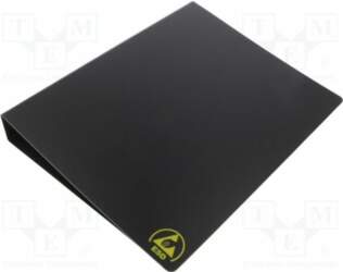 STATICTEC Ring binder; ESD; A4; black