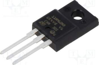 STMICROELECTRONICS Transistor: N-MOSFET; unipolar; 600V; 10A