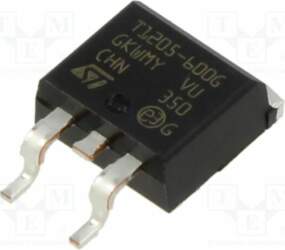 STMICROELECTRONICS Triac; 600V; 12A; Igt: 5mA