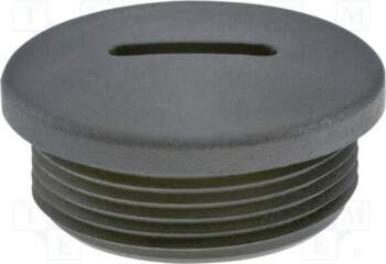 Stopper; PG29; IP54; polyamide; black; V-N-FS