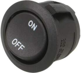 SWITCH COMPONENTS ROCKER; SPST; Pos: 2