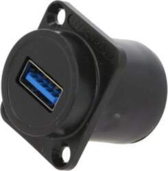 SWITCHCRAFT Adapter; USB A socket-front,USB