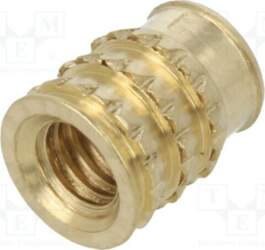 TAPPEX Threaded insert; brass; M3,5