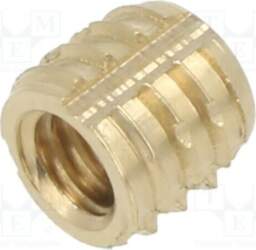 TAPPEX Threaded insert; brass; M4; BN
