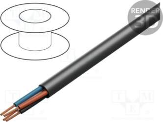 TASKER Wire: loudspeaker cable; 4x2.5mm2