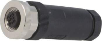 TE CONNECTIVITY Connector: M12; plug; PIN: