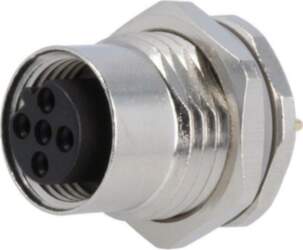TE CONNECTIVITY Connector: M12; socket; PIN: