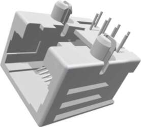 TE CONNECTIVITY Connector: RJ45; socket; PIN: