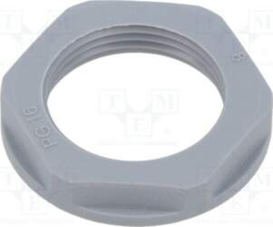 TE CONNECTIVITY Nut; PG16; polyamide; 30mm