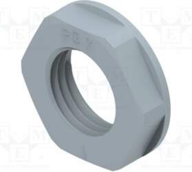 TE CONNECTIVITY Nut; PG7; polyamide; 19mm