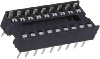 TE CONNECTIVITY Socket: integrated circuits; DIP18