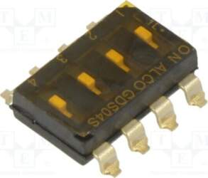 TE CONNECTIVITY Switch: DIP-SWITCH; Poles number: