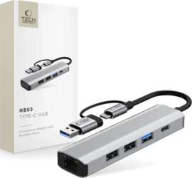 Tech-Protect HB03 HUB Adapter 5in1 USB-C