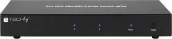 Techly IDATA DP-KVM2 KVM switch Black