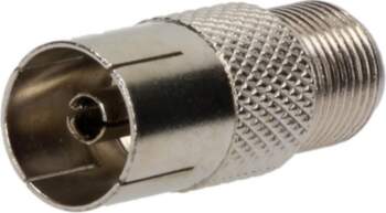 TELESTE Adapter; F socket,coaxial 9