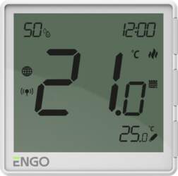 Telpas termostats EOne, ZigBee, Balts, 230V